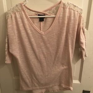 S Rue21 Baby Pink Top